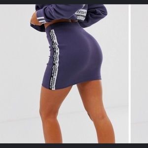 Adidas purple mini skirt